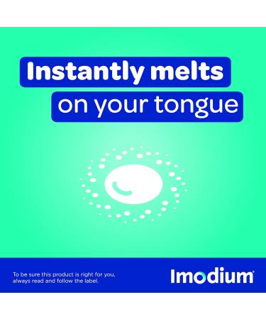 Imodium Quick Dissolve Mint Flavor Tablets 20 Count - Buy Online on GoSupps.com