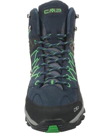 CMP Men's Rigel Mid Waterproof Trekking & Hiking Boots - Blue Green 45 EU - Perfect for Outdoor Adventures - Buy Online on GoSupps.com