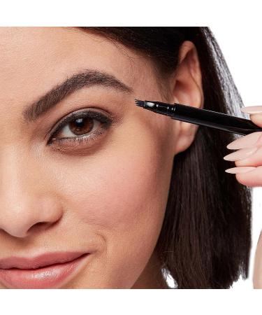 Arches & Halos Microblading Brow Shaping Pen - Fuller, Defined Brows | Long-lasting, Smudge-Resistant, Dark Brown Vegan Makeup - 0.026 fl oz - Buy Online on GoSupps.com