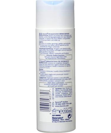 EUCERIN DERMATOCLEAN GEL 200ML - Buy Online on GoSupps.com