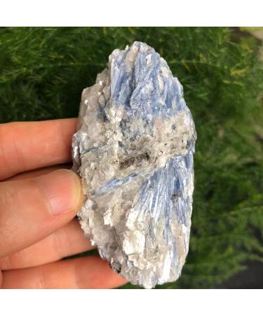 Natural Natural kyanite Rough Stone Specimen Sapphire ningxiao (Color : 80-120g Size : 1pc) 1pc 80-120g