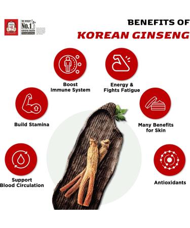 Cheong Kwan Jang Korean Red Ginseng Tea - 50 Packets (3g Each) | Boost Energy & Wellness - Buy Online on GoSupps.com
