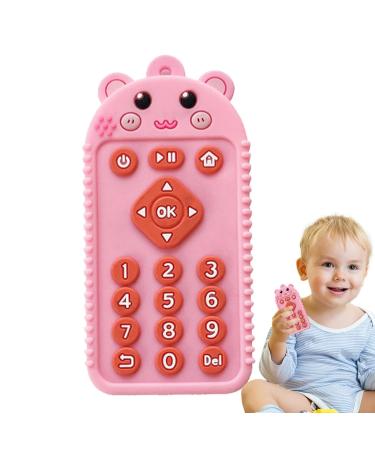 Remote Control Silicone Bite Ring Toy - Sensory Chewable Bear Learning Toy for Kids - Buy Online on GoSupps.com