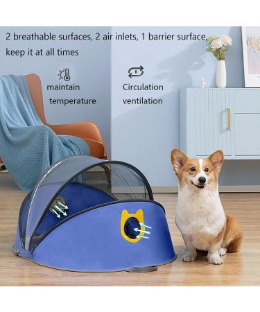 MAZLJ Pet Dryer Pet Hair Dryer Cage Pet Drying Box Universal for Cats and Dogs Green 64X80X40cm - Buy Online on GoSupps.com