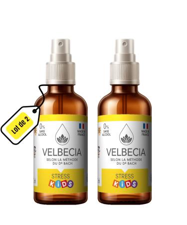 Stress Enfant 50 ml +1 OFFERT Elixirs de fleurs SANS ALCOOL - M thode du Dr Bach - Kids Angoisse anxi t boule au ventre harc lement