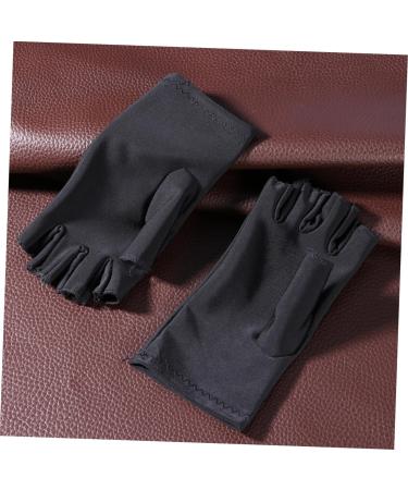 DOITOOL 5 Pair Spandex Gloves Uv Lamp Gloves Beauty Gloves Uv Protection Gloves Radiation Protection Gloves Black Gloves Half-finger Gloves Anti Uv Glove Fingerless Apparel Miss - Buy Online on GoSupps.com