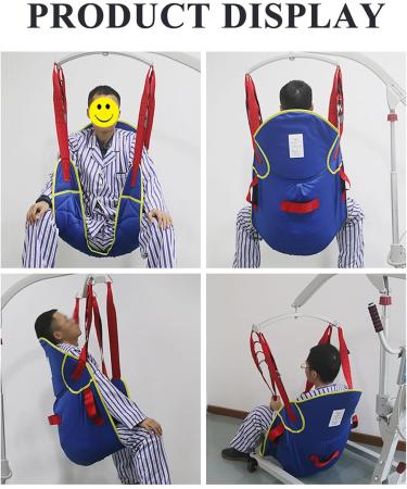 Patient Lift Stair Slide Sling Patient Lift Transferring Pads 90/150 Kg Max Load 4 Sling Points and Height Adjustable Durable Pearl Cotton and Nylon Fabric for Disabled Seniors Medium - Buy Online on GoSupps.com
