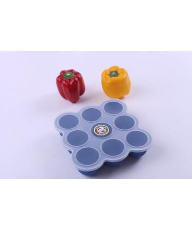 Nurture Naturals Blue Baby Food Storage Containers - Safe Durable & Eco-Friendly for International Shipping - Buy Online on GoSupps.com