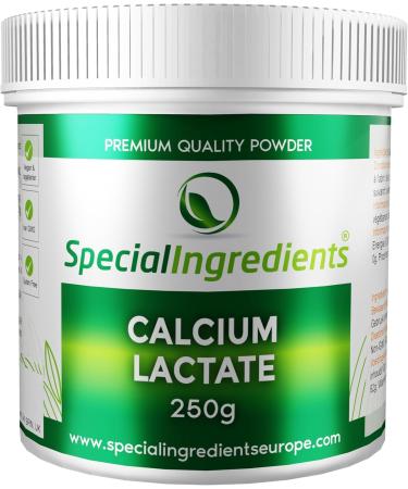 Special Ingredients Calcium Lactate - 250g - Top Quality