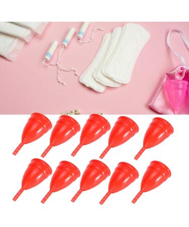 Women's Reusable Silicone Menstrual Cup - 10 Pack | Eco-Friendly Female Hygiene Care - Buy Online on GoSupps.com