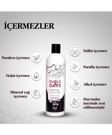 TUL P CURLS 4 Days Defining Medium Hold Cream-Gel 330 ML | Best International Shipping on Hair Care Products - Buy Online on GoSupps.com
