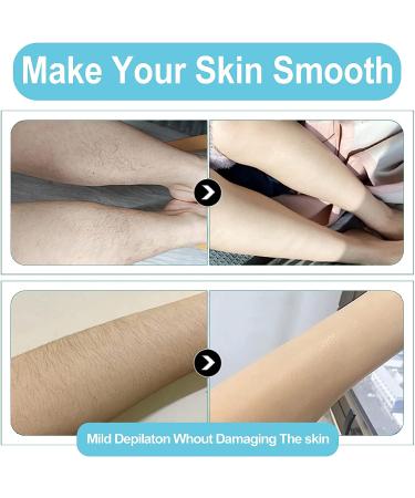 EPSPIC Crystal Hair Eraser - Painless Hair Remover for Men and Women - Reusable Exfoliation Tool - Blue - Buy Online on GoSupps.com