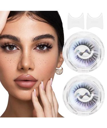 Impress Lashes - Reusable Self Adhesive Eyelashes for Girls & Women | Natural Look Safer & Easier Than Glue | False Eyelashes Natural | Pesta as Postizas Naturales