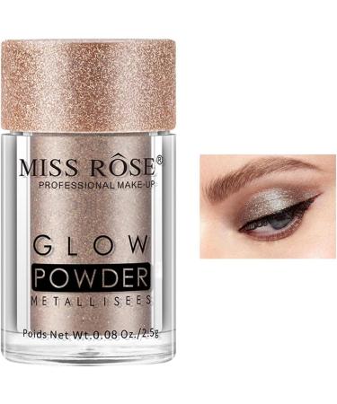 Powder Eye Shadows - Monochrome Eyeshadow Powder | Waterproof Matte Eyeshadow Loose Powder Eye Makeup Professional Makeup Eye Brightening Flash 11 - Buy Online on GoSupps.com