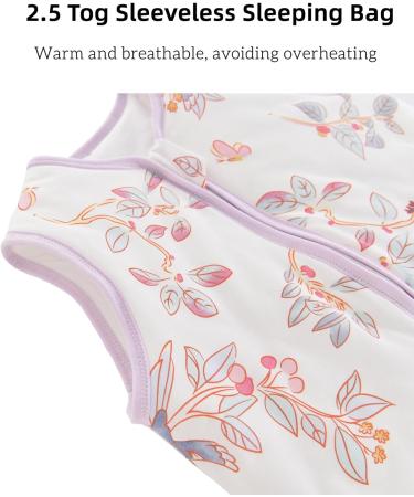 Chilsuessy Winter Baby Sleeping Bag with Feet 2.5 TOG | 100% Cotton Toddler Wearable Blanket | Spring Magpie 70cm/6-18 Months - Buy Online on GoSupps.com