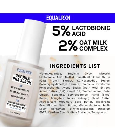 Oat Milk PHA Serum - Glow & Barrier Supporting Exfoliating & Hydrating Face Serum for All Skin Types - Buy Online on GoSupps.com