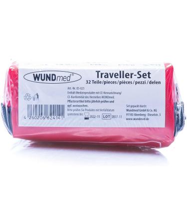 Wundmed Travel First Aid Set - 32 Essential Pieces for On-the-Go Safety | International Shipping Available - Buy Online on GoSupps.com