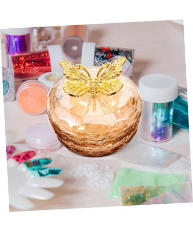 Healeved Nail Art Brush Cup Nail Art Accessories Acrylic Nail Supplies Glass Nail Dish Cup Nail Dappen Dish Decorative Glass Nail Art Dish Nail Art Cup Nail Art Dish Cup Acrylic Nail Tools - Buy Online on GoSupps.com