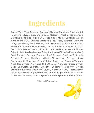 Glow Recipe Banana Souffle Moisture Face Cream - Hydrating Vegan Moisturizer for Dry & Combination Skin - Buy Online on GoSupps.com