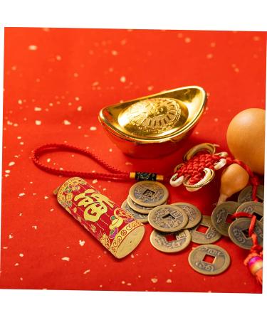 Alipis 1pc Chinese New Year Decoration Car Decor Car Trim Front Door Sitting on The Flannel Red Red 18x6cm - Buy Online on GoSupps.com