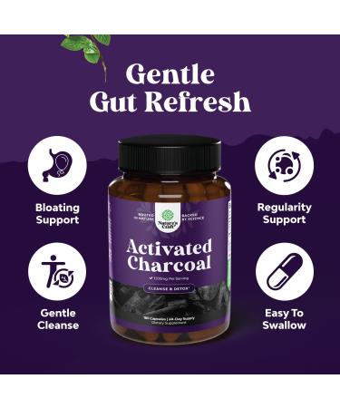 Bundle of Activated Charcoal Pills Detox & Cleanse - Purifying Coconut Capsules with 1200 mg Per Serving for Bloating Relief and Red Yeast Rice with CoQ10 - Advanced Healthy Heart & Cholesterol Levels - Buy Online on GoSupps.com