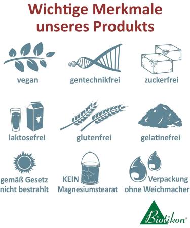  Biotikon Rhodiola rosea | Rose | Dr. med. Michalzik per daily dose of Rhodiola rosea extract 500 mg | 3% rosavine 15 mg | 1% salidroside 10 mg no additives from BIOTIKON  - Buy Online on GoSupps.com