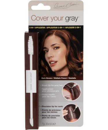 Cover Your Gray 2-in-1 Touch-Up Wand in Dark Brown - Instant Root Coverage - Buy Online on GoSupps.com