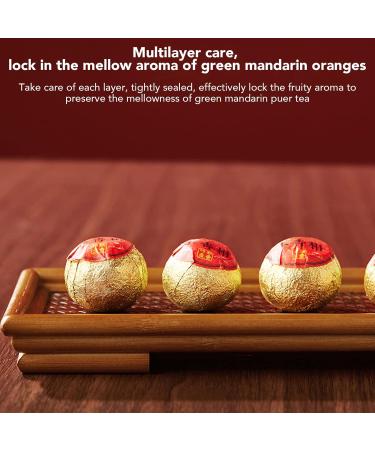 Green Mandarin Orange Peel Ripe Pu-erh Tea Leaves - Loose Leaf 3.5oz Canister - Buy Online on GoSupps.com