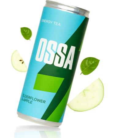  OSSA OSSA Elderflower Apple Energy Tea (24 x 250 ml) Refreshing Guayusa-Infused Boost Packed with Antioxidants for Natural Energy & Wellness - Buy Online on GoSupps.com