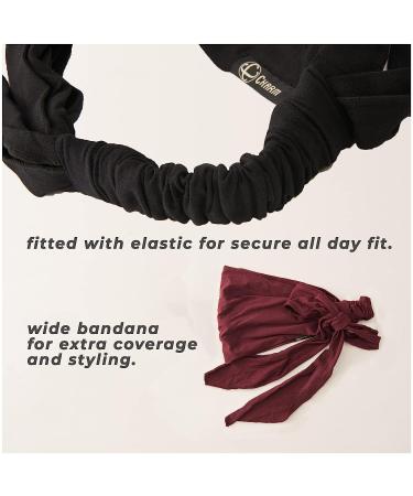 Japanese Pirate Bandana Headband - Ninja Head Wrap for Men and Women in Maroon - Buy Online on GoSupps.com