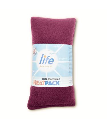 Life Healthcare Microwavable Wheat Bags Lavender Scented Packs Can Be Heated in The Microwave Purple Fleece