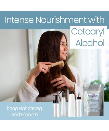 Cetearyl Alcohol Cosmetic Grade 16 Oz / 453.6 Grams - Cetearyl Alcohol Emulsifying Wax Organic for Body Butter Cetearyl Alcohol Suitable for Making Conditioners Scrubs and Creams by Talsen Chemicals - Buy Online on GoSupps.com