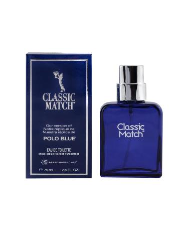 Classic Match Version Of Polo Blue* Eau De Toilette Spray For Men 2.5 Oz - Modern Citrus Fougere Fragrance Combining Notes Of Melon Moss And Patchouli - Buy Online on GoSupps.com