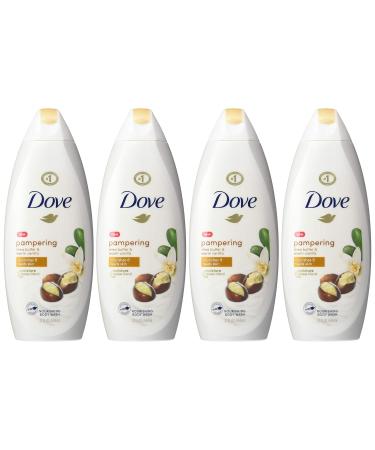 Dove Purely Pampering Body Wash for Dry Skin Shea Butter & Vanilla 4 Pack - 22 Fl Oz - Buy Online on GoSupps.com
