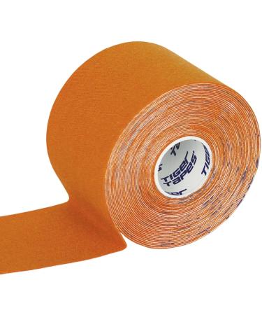 TIGERTAPES Kinesiology Tape - Light Brown 5cm x 5m - Muscle Support for Exercise & Injury Recovery - Water Resistant & Latex Free - Buy Online on GoSupps.com