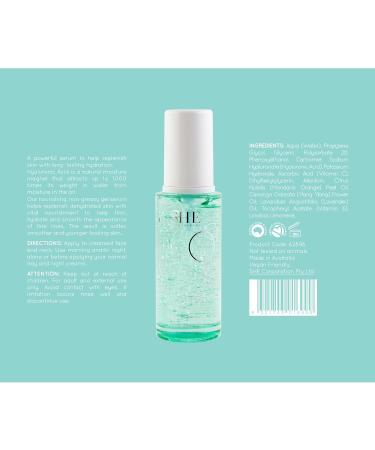 Om She Aromatherapy Hyaluronic Face Serum 1.69fl oz - Intensely Hydrating and Nourishing Australian Made - Buy Online on GoSupps.com