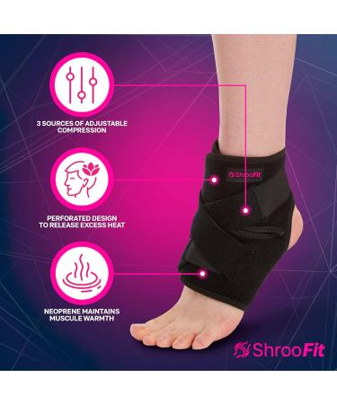 Adjustable Ankle Support Brace for Sprained Ankle Recovery | Compression Wrap for Men & Women | Effective Plantar Fasciitis Relief | Durable Medical Equipment - Buy Online on GoSupps.com