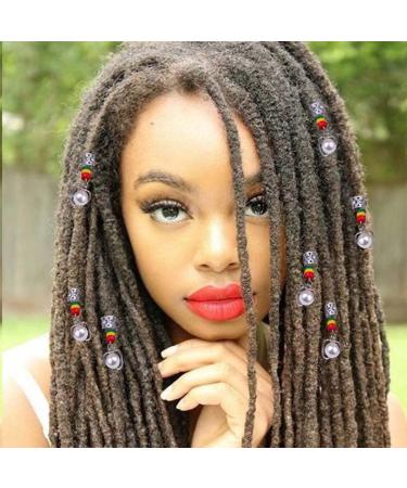 Woeoe Pearls Dreadlock Accessories: 10PCS Silver Cuff Hair Charms for Women - African Hair Jewelry for Braids - Buy Online on GoSupps.com