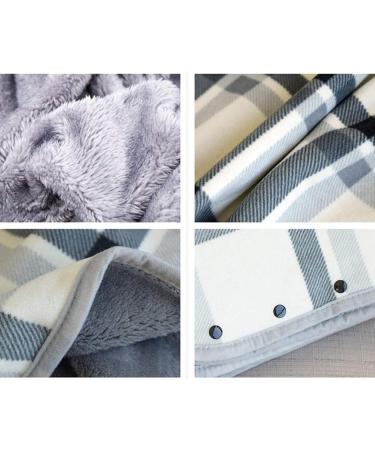 Old Man Shawl Shoulder Warm Blanket Wheelchair Blanket Multi Purpose Cloak Blanket Thickening Old Man Shawl Wheelchair Warm Lap Blankets Thickening White Yellow+green 125*70cm - Buy Online on GoSupps.com