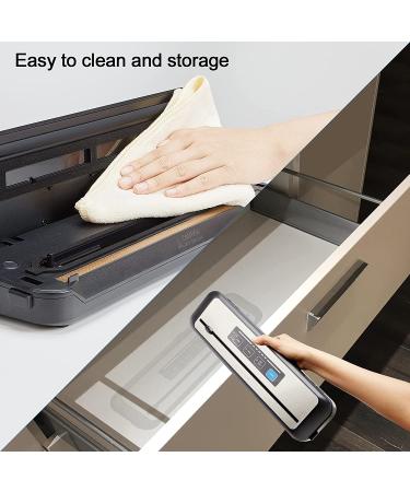 Inkbird Vacuum Sealer Machine Starter Kit | PowerVac Air Sealing for Food Preservation | Dry & Moist Modes | Easy Cleaning & Storage | Sealer Bag*5 & Bag Roll*1 (8*11.8 & 8*7) - Buy Online on GoSupps.com
