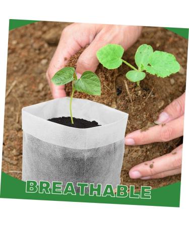 Milisten 100pcs Bag Houseplants Nonwoven Plant Pot Nursery Bag Indoor Tea Bag - Buy Online on GoSupps.com
