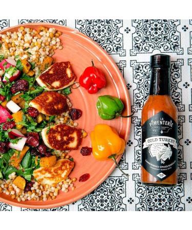 La Pimenterie Hot Sauce - Cold Turkey (Cranberry-Boreal Spice) 148ml - Buy Online on GoSupps.com