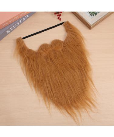 2pcs Halloween Long Hair Fake Beard Orange Christmas Decorations Fake Facial Hair Party Supplies Led - Buy Online on GoSupps.com