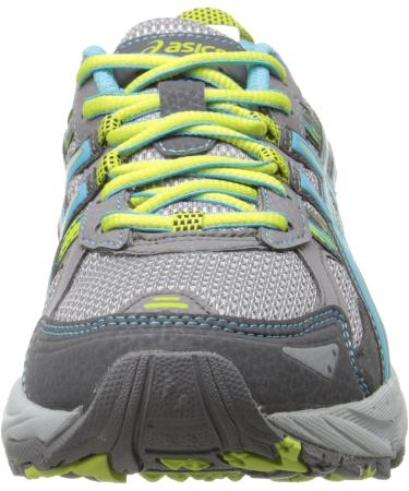 ASICS Women's Gel-Venture 5 Running Shoes 9 Wide - Silver Grey/Turquoise/Lime Punch - Buy Online on GoSupps.com