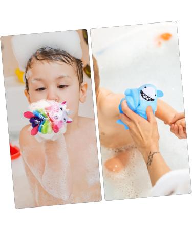 2pcs Soft Body Bath Flower Shower Sponge - Cartoon & Mermaid Bath Ball Scrubber for Women | Fun Bath Wipe & Loofah - Buy Online on GoSupps.com