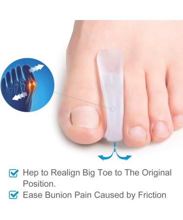 Buy Bukihome Silicone Toe Separator - 8 Pieces for Bunion Relief & Overlapping Toes | Best Toe Spacers for Comfort - Buy Online on GoSupps.com