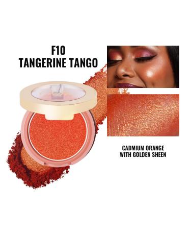 Oulac Rouge Powder Blush F10 Tangerine Tango - Highly Pigmented Vegan Silky Finish Durable International Shipping - Buy Online on GoSupps.com