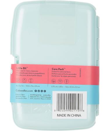 Caboodles Care Pack and Lil Bit Set - Mini Cosmetic Storage for Purse | Mint Green/Mustard Yellow (CAB53848A) - Buy Online on GoSupps.com