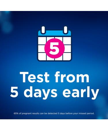 Clearblue Digital Pregnancy Test With Weeks Indicator The Only Test That Tells You How Many Weeks 2 Digital Tests (Pack of 1) 2 count (Pack of 1) - Buy Online on GoSupps.com