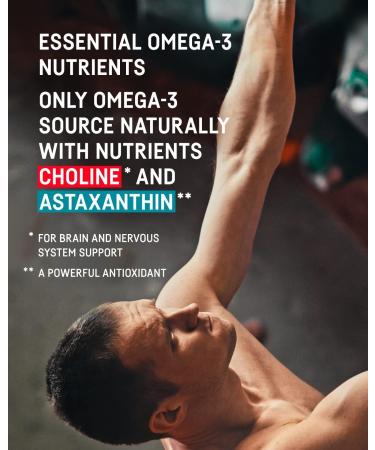 Kori Antarctic Krill Oil Omega-3 1200mg Max Strength - 30 Softgels, Heart Brain Joint Eye Skin & Immune Support, Superior Absorption, No Fishy Burps - Buy Online on GoSupps.com